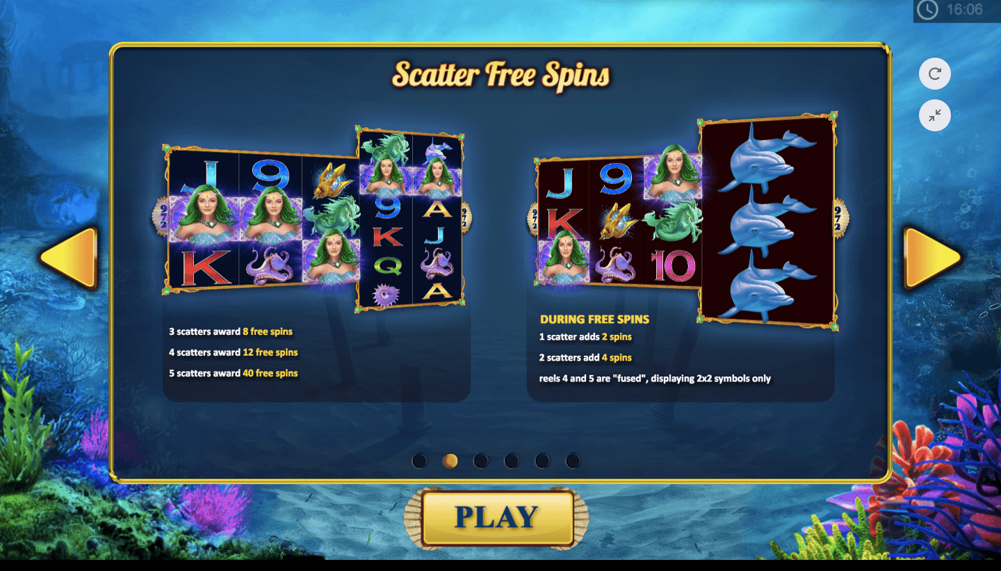 King of the Trident Pariplay Slot Scatter Free Spins